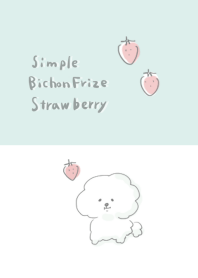 บิชอง ฟริเซ่ สตรอว์เบอร์รี ขาวเทา