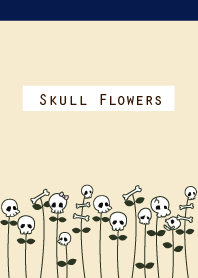 Navy Modern Japanese Skull theme