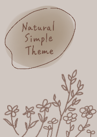 Chic colors and line drawing flowers