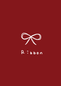 Bordeaux and a hand-painted ribbon.