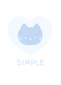しんぷる ねこ 01 - ブルー