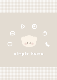 simple kawaii kuma