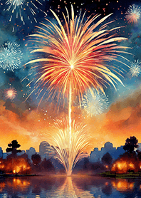 Beautiful Fireworks Theme#3100
