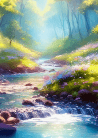 Surrounded by the sound of the stream.v1