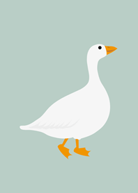 短いガチョウ！かわいい(ライトミント)