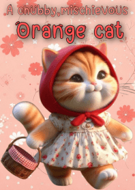 A chubby, mischievous orange cat