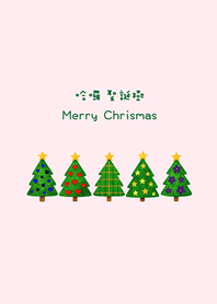 Hello Christmas tree(Peach Powder)