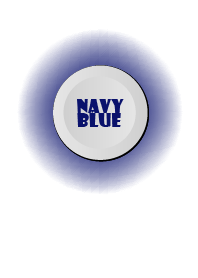Navy Blue & White Button