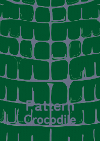 Pattern Crocodile fukamidori