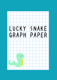 LUCKY SNAKE GRAPH PAPER-VIRIDIAN