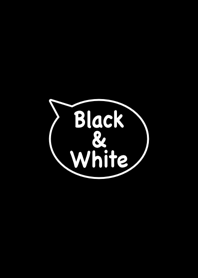 シンプル ブラック＆ホワイト No.1