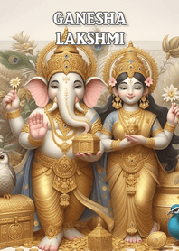 Ganesha and Lakshmi bring good luck 04.