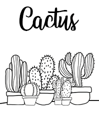black cactus