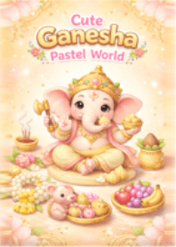 Cute Ganesha Pastel World