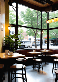 Cozy Coffee shop 530E13