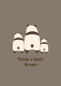 Panda's Back -Brown 5-
