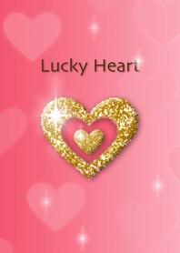 Lucky Heart Double ~Pink&Gold