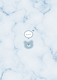 Marble and simple bear Blue01_2