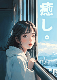 เด็กผู้หญิงข้างหน้าต่างบนรถไฟ 4.1