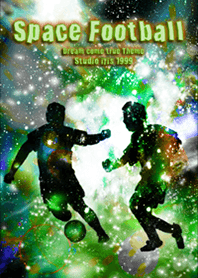 サッカー 宇宙 緑 Space Football Green