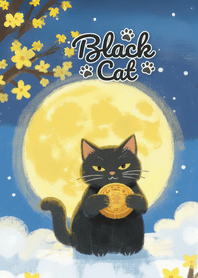 かわいいラッキーな黒猫のテーマ 61