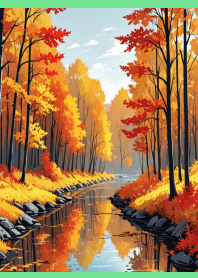 AUTUMN LEAVES-GREEN2