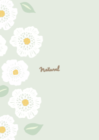 Flowers and leaves on the left22 Japan