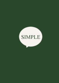 大人なグリーンとシンプル。