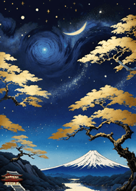 Bright Moon and Dawn 19C3c6