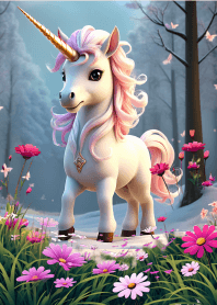 Cute unicorn theme v.2