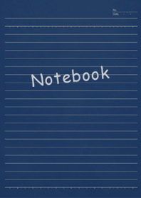 -Notebook-ネイビー