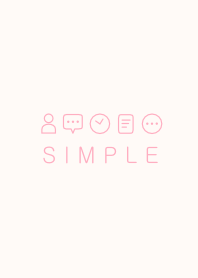 SIMPLE (ivory pink)V.8b