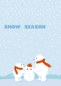 winter Polar bear_white1