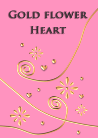 Gold flower(Heart)