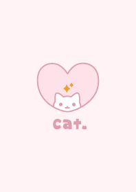 ねこキラキラ[ピンク]