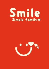 smile & heart Scar red