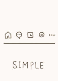 SIMPLE/ BEIGE