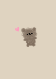 ふわふわクレヨンくま。