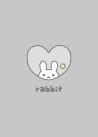 兔子 星 [暗灰色]