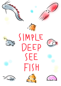 Simples Peixe do mar profundo
