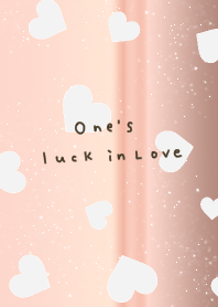 Increased luck in love. pink gold.