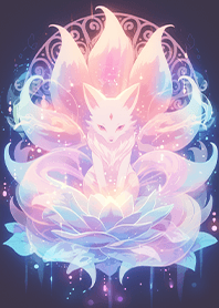 施展法力的九尾靈狐❤️