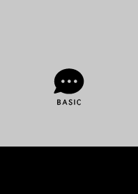 Simple&Basic  ブラック×ライトグレー