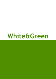 シンプル 緑と白 No.9