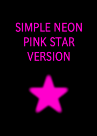 SIMPLE NEON PINK STAR VERSION