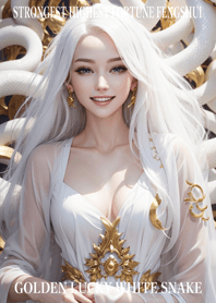 Golden White Snake of Luck 33
