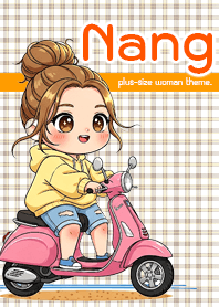 "Nongnang" plus-size woman theme.