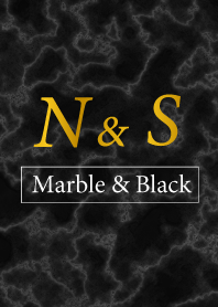 N&S-Marble&Black-Initial
