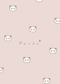 Panda Pattern/pink beige LB