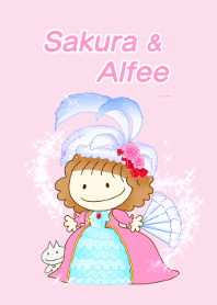 Sakura and Alfee / at the palace